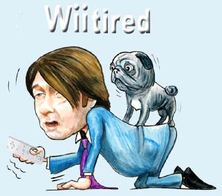 JONATHAN ROSS GETS WII TIRED