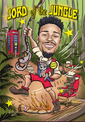 jordan banjo caricature