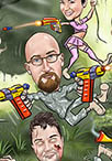 nerf caricature