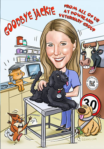 vet caricature