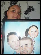 cartoon portrait gift photo